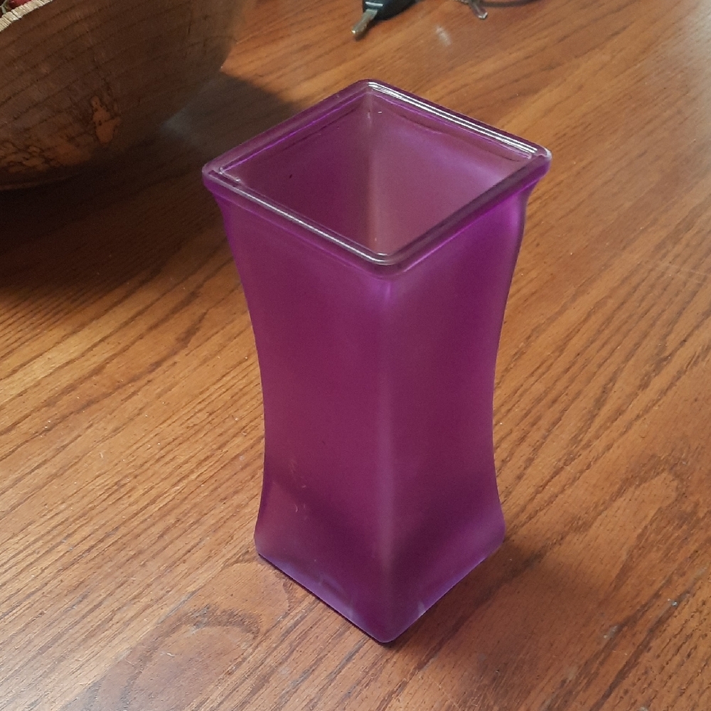 Purple Glass Vase